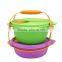 2015 Heat-resistant microwave oven glass food container