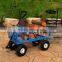Steel Heavy Duty Utility Wagon Lawn Cart Yard Crate Garden Supplies Blue Most Popular