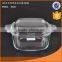 Glass pot for cooking glass soup&stock pot with lid square shape with different size                        
                                                Quality Choice