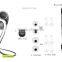 QY8 Bluetooth 4.1 Headphone Wireless Sports Stereo Running Earphone Portable With HD Microphone Headset Stock