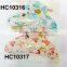 jeweled plastic flower ponytail claw hair ornament wholesale china