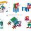 diy 4 in 1 aninal plastic educational toys for kids