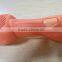 manufacturer produced orange plastic injection molding