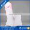Top quality shirred lycra spandex chair cover with diamond buckle wholesale wedding chair cover with plume sash