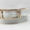 2015 new design fashion belts for lady skinny PU belts with fashion "H" buckles
