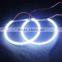4 x 131mm cob car led headlight halo rings cob angel eyes for bmw e38 e39 e36 e46