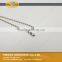 Fashion Iron Bead Chain Necklace With Metal Connector