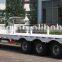 40 ton three axles Lowbed Semi-trailer for carrier heavy equipments and construction machinery