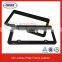 Plastic carbon fiber US license plate auto license frame black carbon