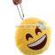 Plush Emoji Keychain/Free Sample Custom Emoji Key Chain Strap Different Emoticon Plush Emoji Keychain/Embroidery Emoticon