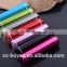 2016 factory price cylinder shape power bank,portable power bank with LED light