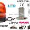 E-MARK LED Flash Warning Light, ECE MARK LED Rotating Warning Beacon (SR-BL-501AM-1) Magnetic LED Beacon Light, 3 Functions