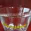 Machine made thick drinking glass for whisky 9oz