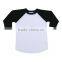 2016 kids clothing set white chest black 3/4 sleeve children raglan icing pants girls boutique fall children clothing sets girls