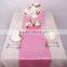 2015 New 60-Inch Square Satin Overlay pink for wedding /party/hotel