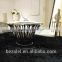 Moden Frushtun of a come marble dining table