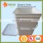 Chinese imports wholesale white or transparent 15 liter pp plastic square bucket with handle