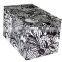 Fashion style folding cardboard cuff link box fabric storage boxes with lids
