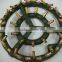 Cast iron brass jets LPG&NG gas Burner for kitchen appliances, multi jet gas circle burners with 44 nozzles