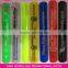 party slap bands, wide reflex slap wristbands, sports slap bracelets