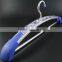china blue metal coat hanger aluminum hanger