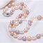 Light Loose Excellent Quality White Round Freshwater Drop Pearl Necklace