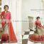 Turquoise Shimmer Net Saree