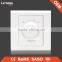 High quality frosted faceplate PC white dimmer walll socket