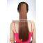 Buy 100% synthetic fiber red hair claw clip ponytail hair pieces for women