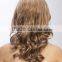 Custom ladies New hair product, long curly synthetic lace wigs online