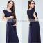 Long breastfeeding dress maternity clothes Fashionable