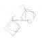 Stainless Steel Wire Work Geometry Choker Necklace for Fashion Women