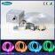 Starburst fiber optic night light with end fiber optic cable and sigle port illuminator