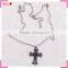 Meaningful pendant necklace antique copper, religious cross necklace