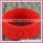 Big size finger colored rubber band rings, hot sale silicone rubber wedding rings
