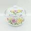 High Quality china manufacturers enamel casserole cookware with decoration