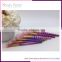 New arrival rainbow 6pieces cosmetic brushes synthetic makeup brush set