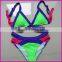 Wholesale 2015 New Sexy Women Bandage Strappy Bikini Set Mature Women Swimwear Push-up Padded Swimsuit