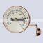 Decorative Mounted Round Metal Thermometer
