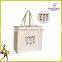 Cotton canvas tote bag side bags for girls