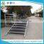 2017 more safety aluminum portable collapsible stage with guardrail