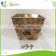 China Supplier Decoration Wooden Design Outdoor Garden Metal Bark Flower Pot for 2017 Square Metal Bark Flower Pot