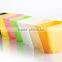 Plastic Colorful Small Square Flower Pots Without Pallet -3 Inch
