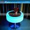color changing rechargeable led fancy coffee table for bar use