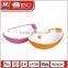 Durable plastic round multi size soup mixing fish fruit sugar baby bowl
