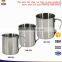 Promotional Custom 200 ML Single Wall Stainless Steel Coffee Mug