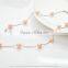 6-7 mm pink freshwater pearl necklace and bracelet sets
