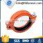 google 2 1/2" rigid coupling ductile iron grooved coupling