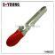 14033 Glove Shape Silicone Kitchen and Barbecue Grill Tongs Cooking Stainless Steel Handle Food Tong