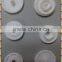 White plastic snap button